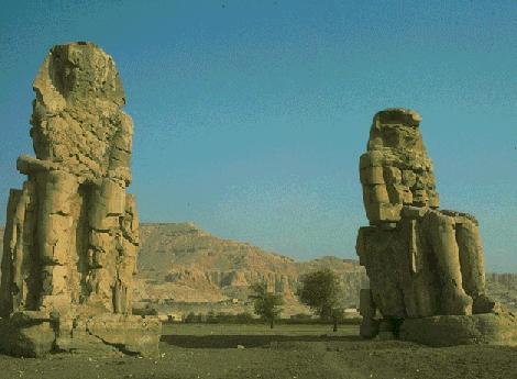 les colosses de Memnon