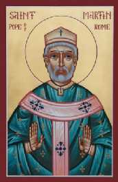 le pape St Martin 1er