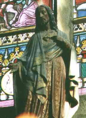 Jésus  -  Eglise de Quimperlé Bretagne 