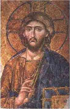 Le Christ Pantocrator - mosaïque de la Deisis 13e siècle - Sainte Sophie
