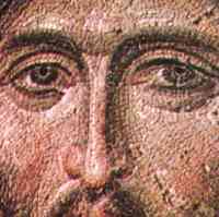 Détail du visage sur la mosaïque précédente.