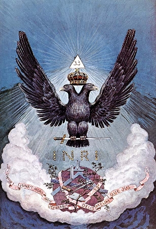 L'aigle bicéphale, emblême du REAA.