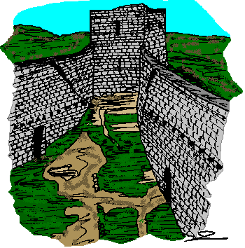 dessin de Montségur