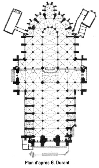Plan de la cathédrale - cliquez pour plus de détails