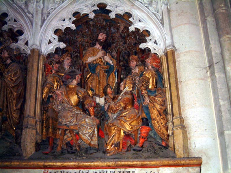 Scènes de la vie de St Jean Baptiste - détail