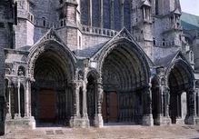 Chartres, portails nord  -  cliquez pour agrandir
