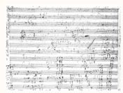 Partition recouverte de calculs financiers