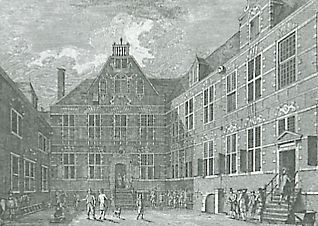  < La  Oostindiche Huis, siège de la VOC à Amsterdam >