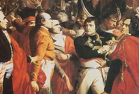  < Bonaparte face aux Cinq-Cents, peinture de François Bouchot (musée de Versailles et Malmaison) >