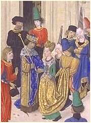 Charles VI et Isabeau de Bavière (miniature du XVe siècle)