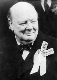  < Winston Churchill en 1951 >