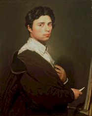 Ingres, Autoportrait, Chantilly Musée Condé © Giraudon 