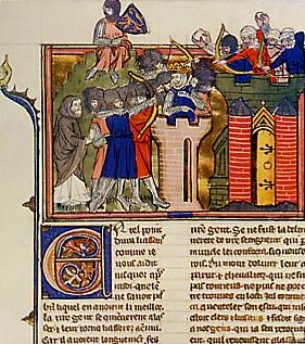Prise de Jérusalem par les Croisés le 15 juillet 1099 (miniature du XIVe siècle)