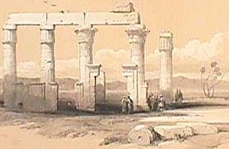  < vue romantique de l'Egypte pharaonique >