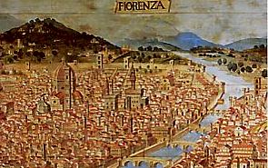  Florence d'après une gravure du XVe siècle