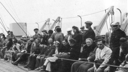  Passagers à bord du Wilhelm Gustloff lors d'une croisière en 1938