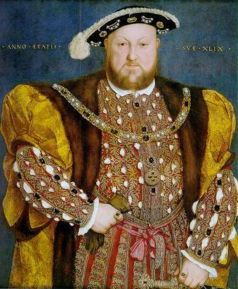  HenryVIII, par Hans Holbein (1540), Galleria Borghese