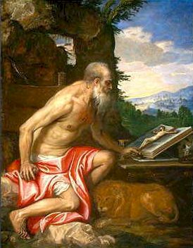 Saint Jérôme dans la solitude, par Paul Véronèse (vers 1580, collection Samuel H. Kress)