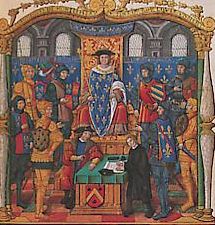  < Le roi LouisXI en son Conseil >