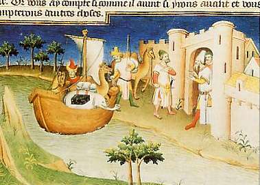  < Miniature: Marco Polo débarque à Ormuz, sur le chemin du retour > 