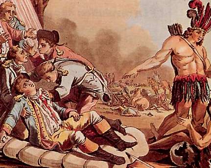 La mort de Montcalm, estampe (BN)