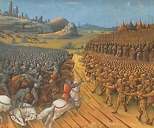 La bataille de Nicopolis (manuscrit de la BN)