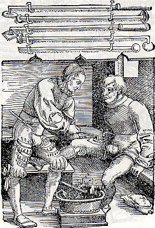  Cautérisation traditionnelle aux fers chauds