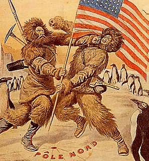  La rivalité de Peary et Cook vue par la presse américaine