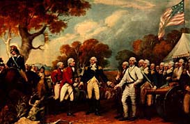  < reddition du général Burgoyne à Saratoga >