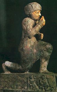 Adorant du dieu  Amourrou (Larsa, Sumer, 1770 avant JC), Louvre