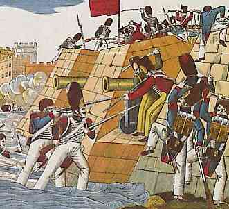  < Prise du Trocadéro (image d'Epinal, cabinet des estampes) >