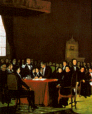  Signature de l'indépendance du Venezuela (hôtel de ville de Caracas)