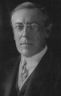 Le président Woodrow Wilson