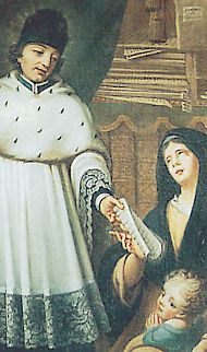  < représentation pieuse de Saint Yves >