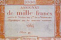  < Un assignat de la Révolution >