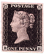  Le penny black de 1840