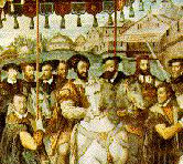 François 1er et Henri VIII au camp du drap d'or, tapisserie XVIe siècle