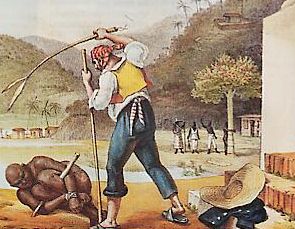 Maître et esclave, gravure