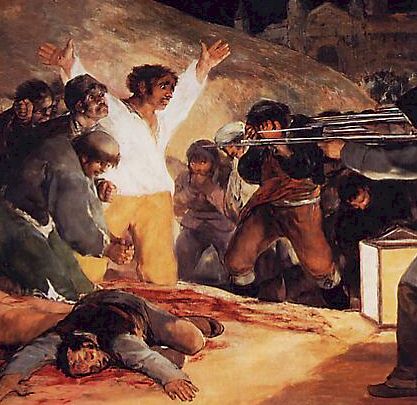  Tres de Mayo (détail), par Francisco Goya (musée du Prado)