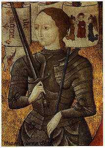 Jeanne d'Arc, miniature du musée de Rouen