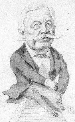 Ferdinand de Lesseps, caricature