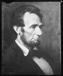 Photographie du président Abraham Lincoln