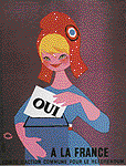 Affiche du référendum de 1958