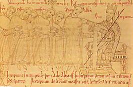  < Otton le Grand, d'après une miniature du XIIIe siècle (BNF) > 