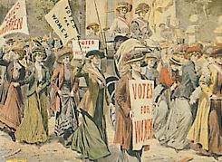  Les suffragettes à Londres (Le Petit Journal, 1908)