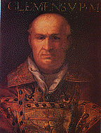 Le pape Clément V (Tableau anonyme de XVIIe siècle. Florence)