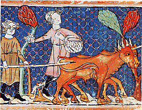 Labours et semailles : Escurial, bibliothèque royale (Espagne).