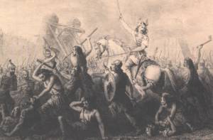 Vercingétorix à la bataille de Gergovie