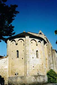 chevet de l'église de Baraigne