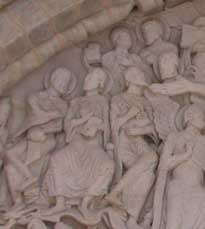 groupe d'apôtres de gauche